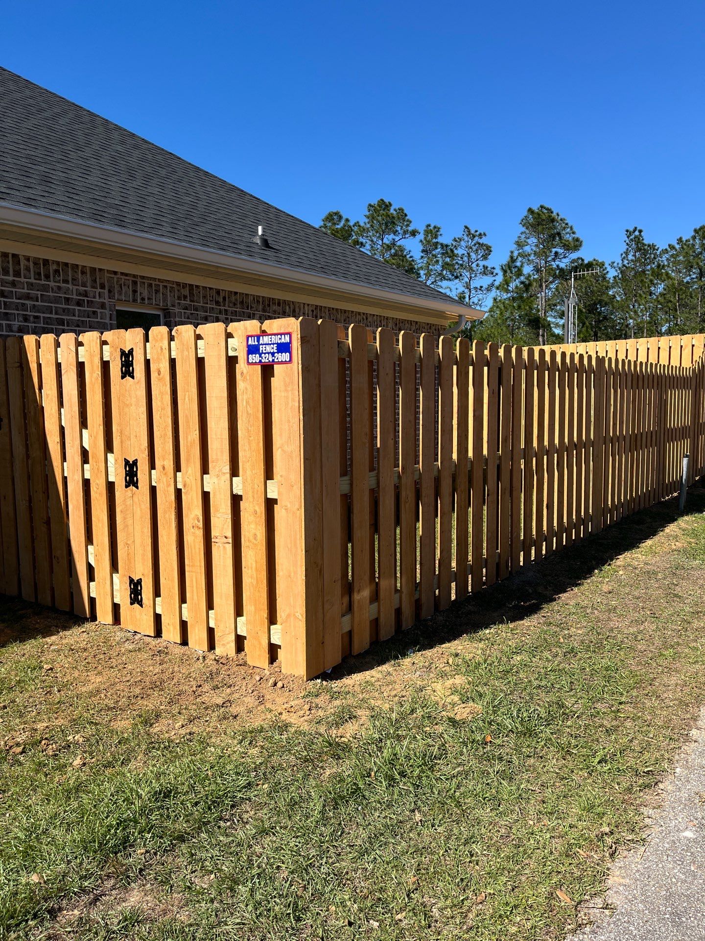 Top quality wooden fence 