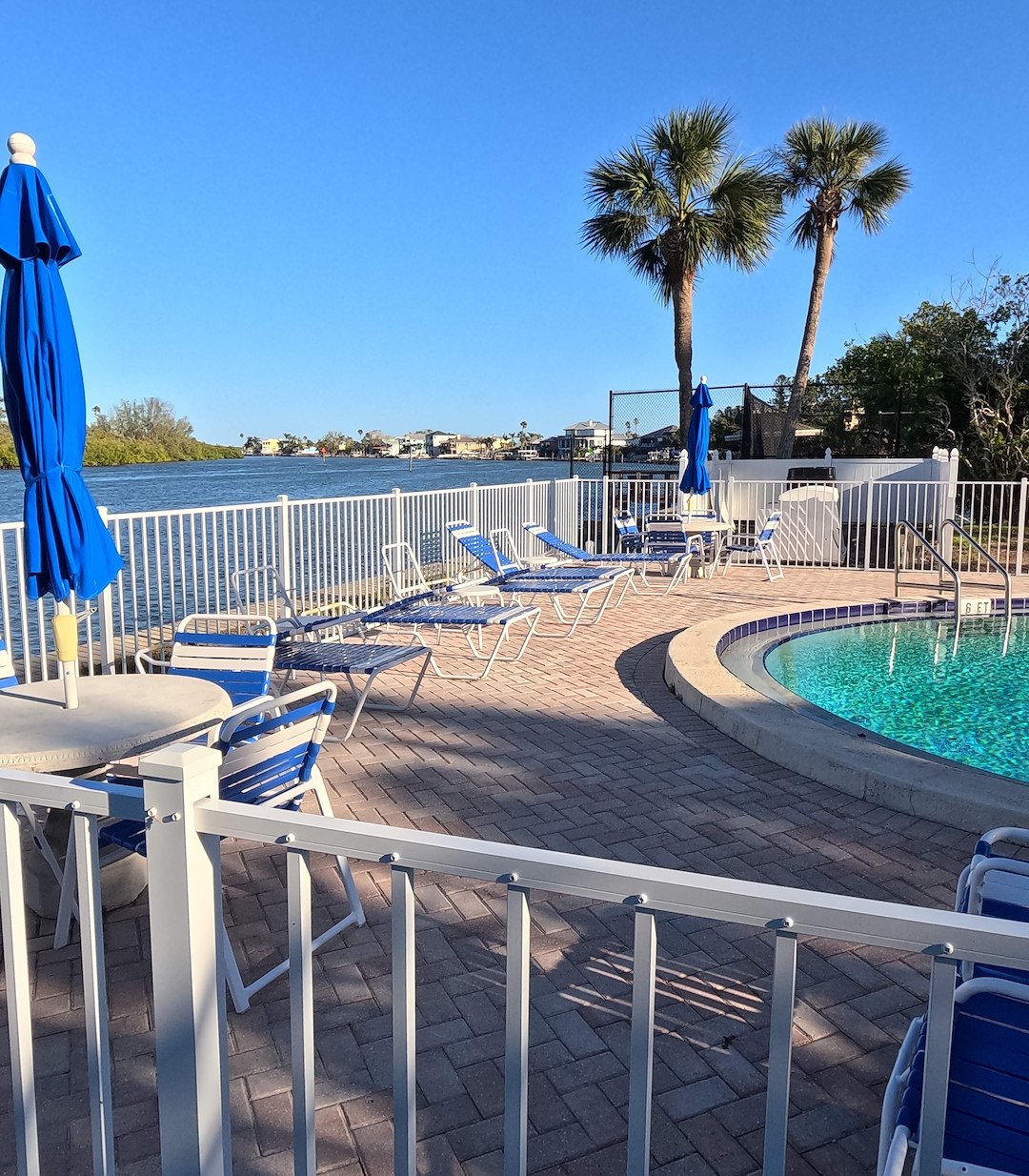 White Aluminum Fence Installation for Pool Safety in Redington