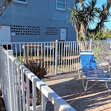White-Aluminum-Fence-Installation-for-Pool-Safety-in-Redington 1
