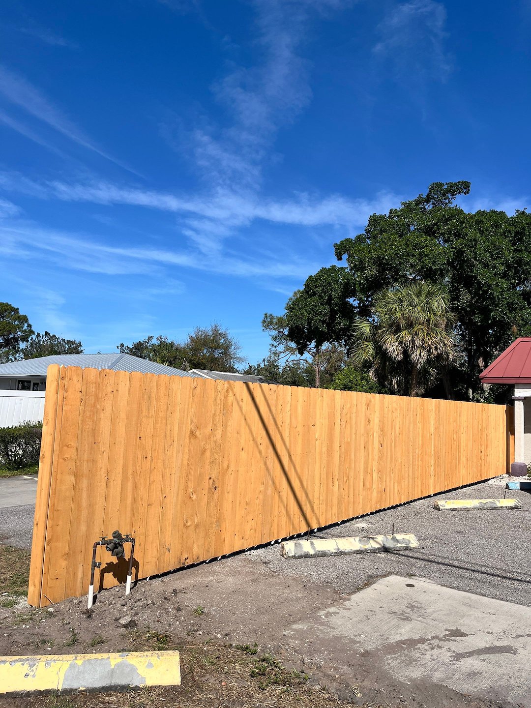 Wood Privacy Fence Installed in Bradenton, FL