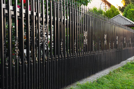 Chain link fence